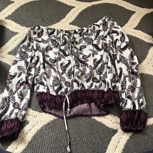 Charlotte Russe off the shoulder top size small